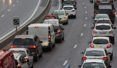 un bouchon XXL se forme