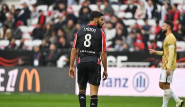 Après les incidents avec les supporters, les arrêts de travail des Niçois Moffi et Boga prolongés