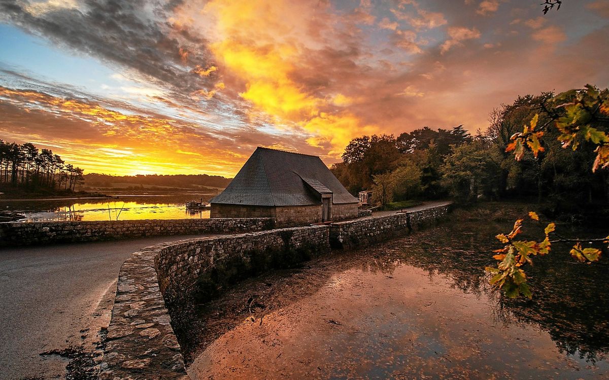 L’Œil du photographe dans le pays de Concarneau : un beau matin de novembre au Hénan