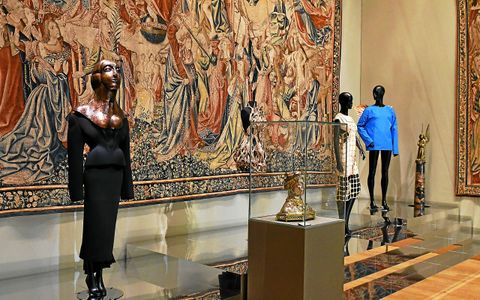 Une vue de l’exposition Louvre Couture 2024 dont Olivier Gabet était commissaire. Désormais, l’exposition est visible à Houston. Une fierté.