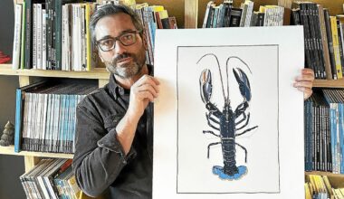 « Mon amour pour la Bretagne m’inspire au quotidien » : qui est cet illustrateur installé à Riec-sur-Bélon depuis 25 ans ? [Portrait]