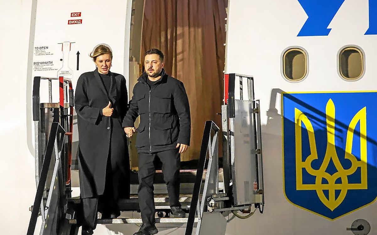 Guerre en Ukraine : plusieurs drones repérés à proximité de l’avion de Zelensky lors de son arrivée en Irlande