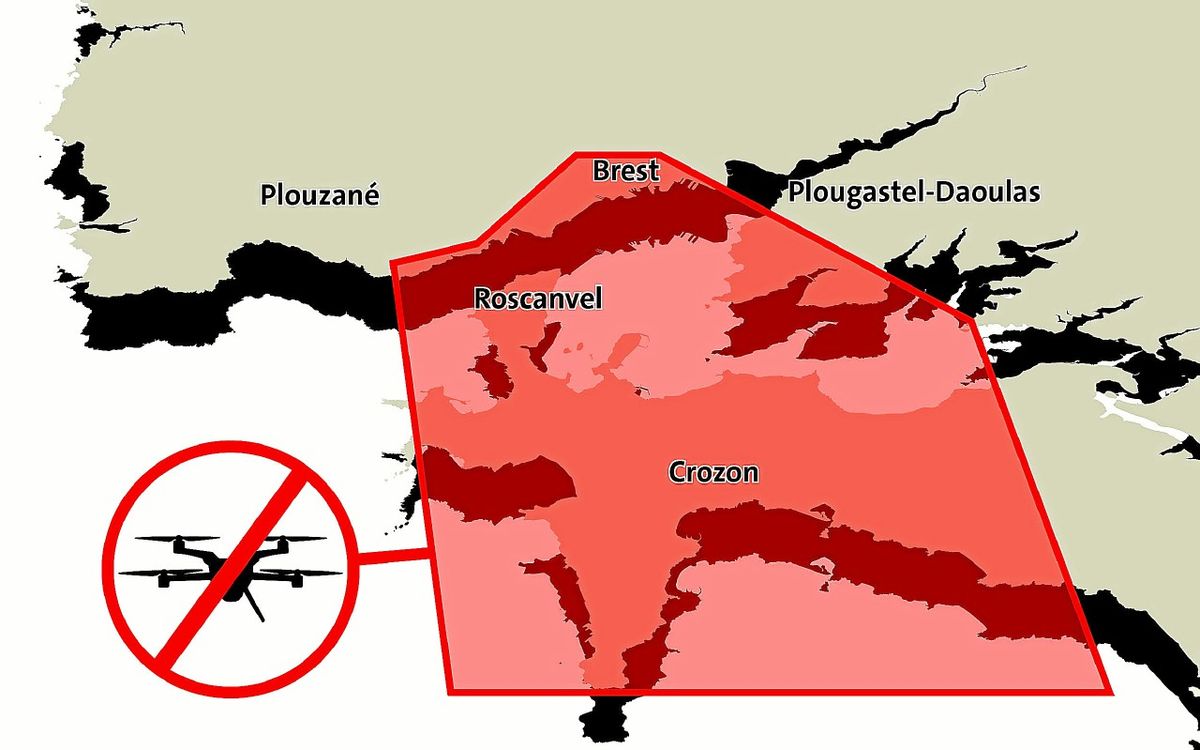 Île-Longue survolée par des drones : plutôt la marque d'une opération malveillante