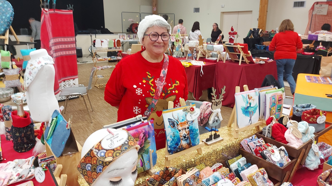 une dizaine de stands au marché de Noël