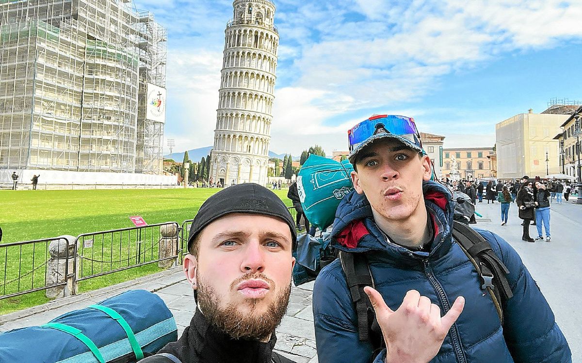 Ces deux jeunes ont rallié Rome depuis Saint-Brieuc, en stop et sans argent
