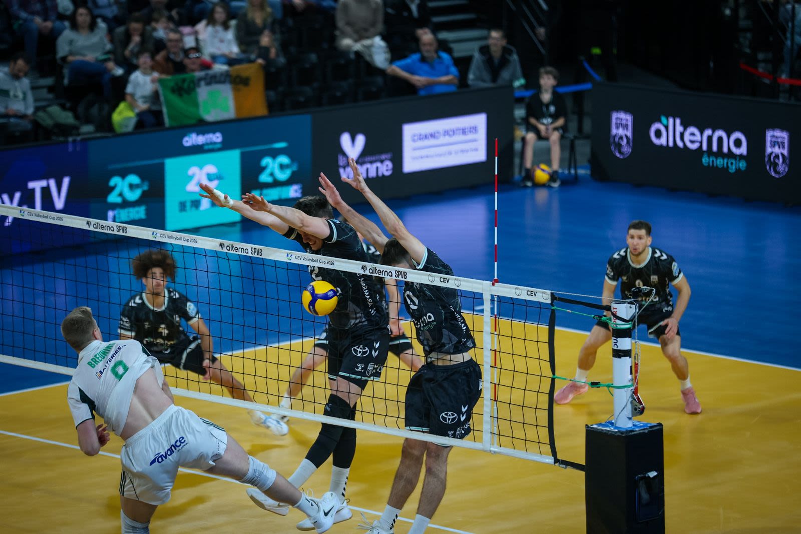 Les Poitevins sont solides depuis le début du match.