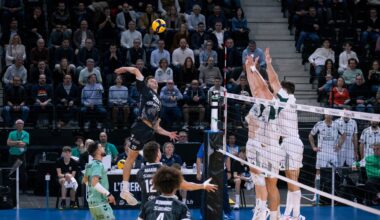 Pujol avait "envie de prendre ses responsabilités", lors de la victoire de Poitiers face au Panathinaïkos en Coupe CEV