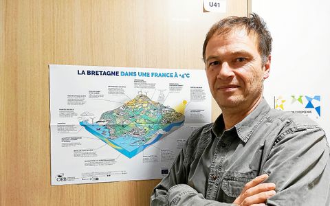 Ronan Lucas, le directeur de l’Observatoire de l’environnement en Bretagne qui a publié, au printemps 2025, les premiers chiffres clés de l’évolution du climat en Bretagne.