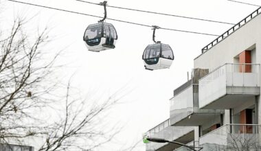 Neuf ans après celui de Brest, le premier téléphérique urbain d’Île-de-France a pris son envol