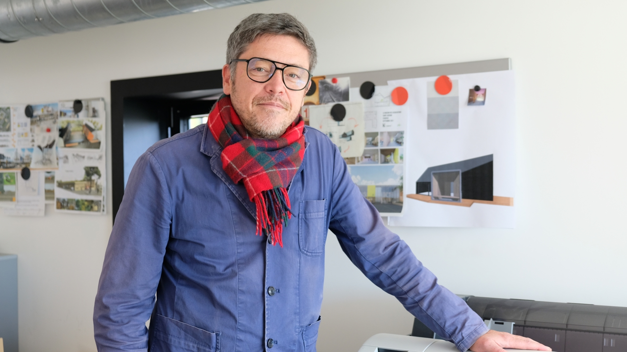 "L’idée est d’être dans l’économie de gestes et de moyens" pour l’architecte tourangeau