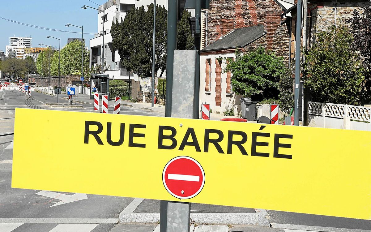 À cause des travaux, la circulation sera toujours difficile sur ces trois axes de Rennes pendant les fêtes de Noël