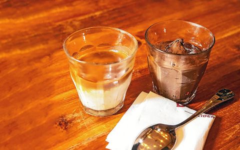 Le riz au lait caramel du Bouillon Liberté. Le prix : 3,30 €.