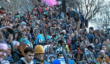 Ravito #151 : 142 marches de Brélévenez, bac à sable, passerelle, ambiance belge ! Plongez dans la folie du cyclo-cross de Lannion [Vidéo] - Le Télégramme