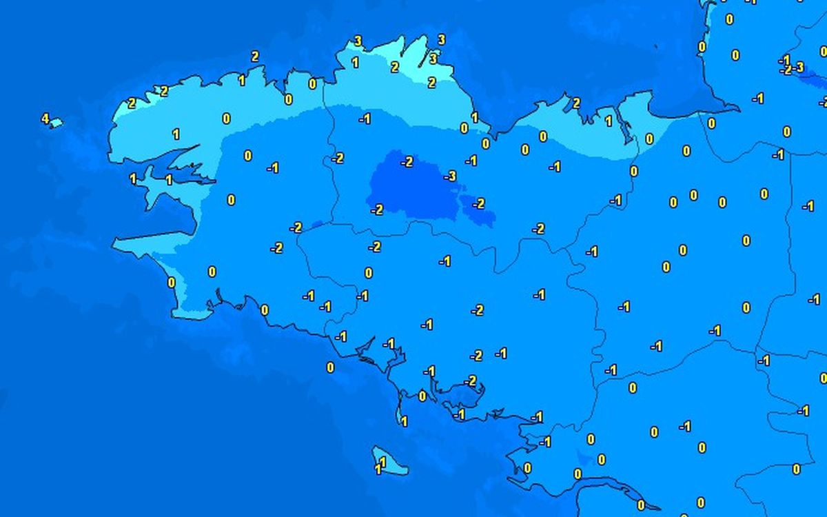 -3°C à Lanfains, -1,3°C à Rennes… Où a-t-il fait le plus froid en Bretagne lors de la nuit de Noël ?