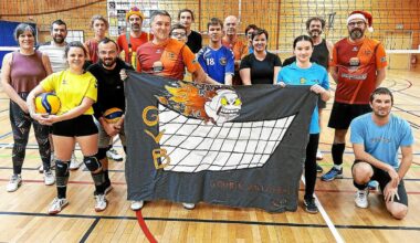 Gourin Volley-ball a organisé un tournoi interne de Noël au gymnase municipal