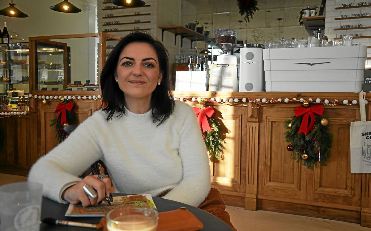 Aquarelliste, Aline Perez peint Lamballe au rythme des saisons