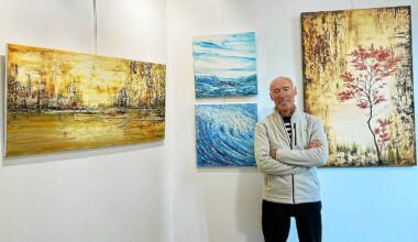 Christian Biard expose ses œuvres en salle d’exposition de la mairie de Quiberon jusqu’au 1er janvier