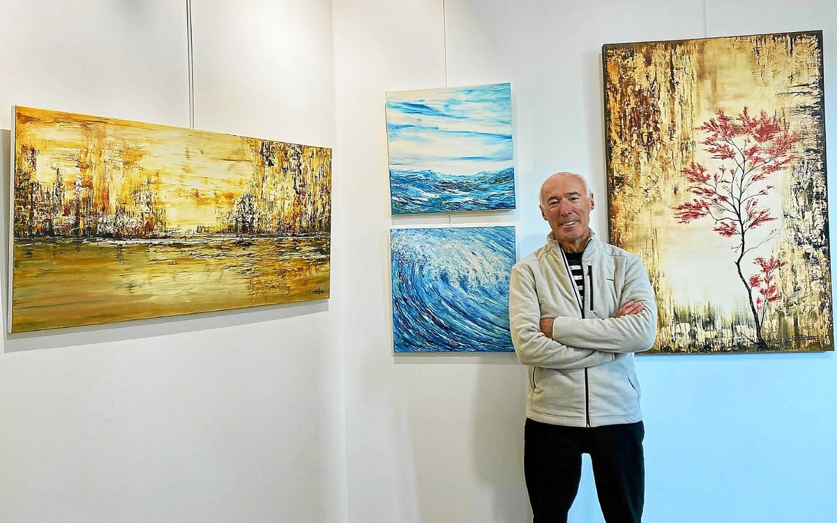 Christian Biard expose ses œuvres en salle d’exposition de la mairie de Quiberon jusqu’au 1er janvier