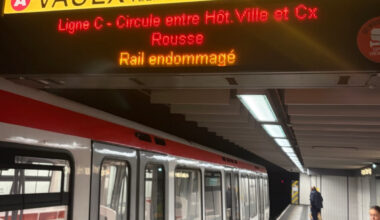 Le métro C à l'arrêt à Lyon à cause d'un rail endommagé, la ligne A perturbée par un bagage abandonné