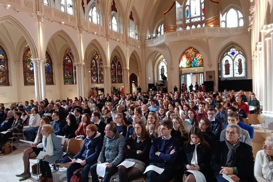messe télévisée chapelle université catholique lille