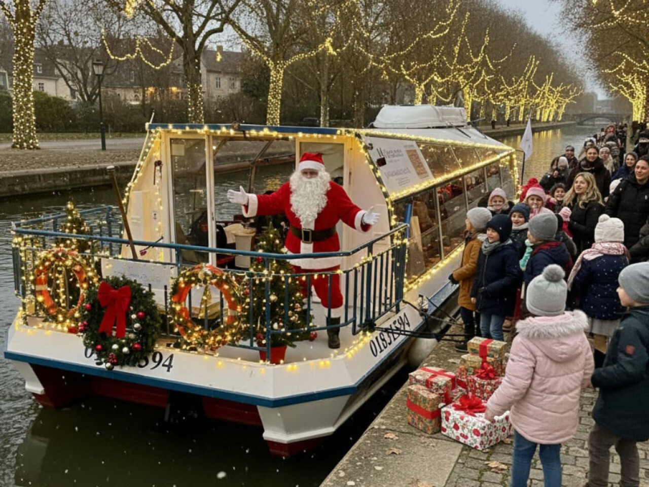De Wambrechies à Lille. Rencontrez le Père Noël à bord d'un bateau ce dimanche