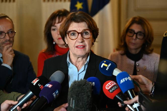 La ministre de l’agriculture, Annie Genevard, à Toulouse, le 15 décembre 2025.