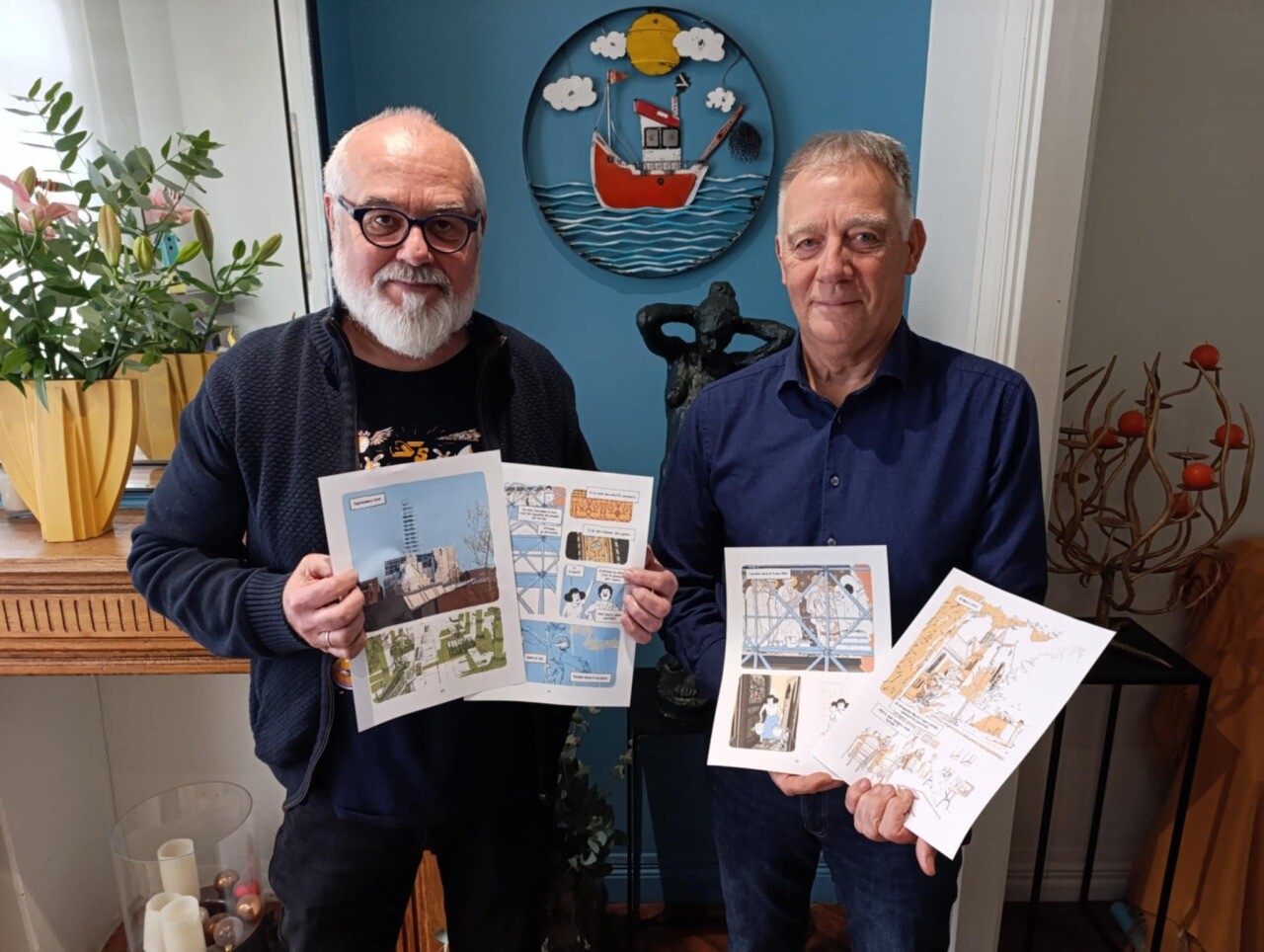 Ces passionnés préparent une BD sur une église de Roubaix, valorisant le territoire et ses habitants