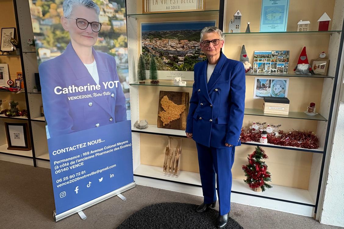 Catherine Yot cinquième candidate aux élections municipales à Vence