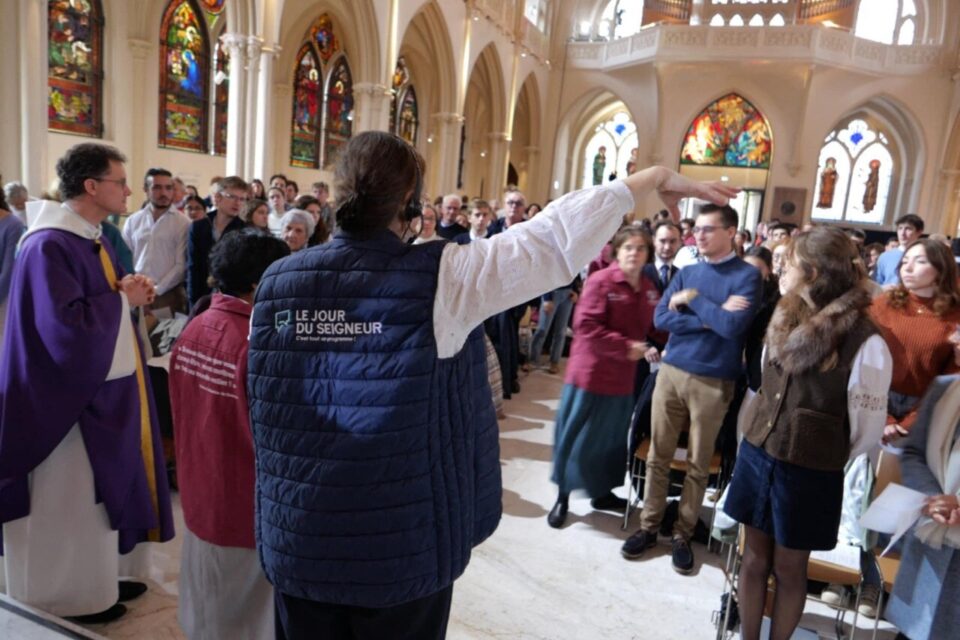 messe télévisée chapelle université catholique lille