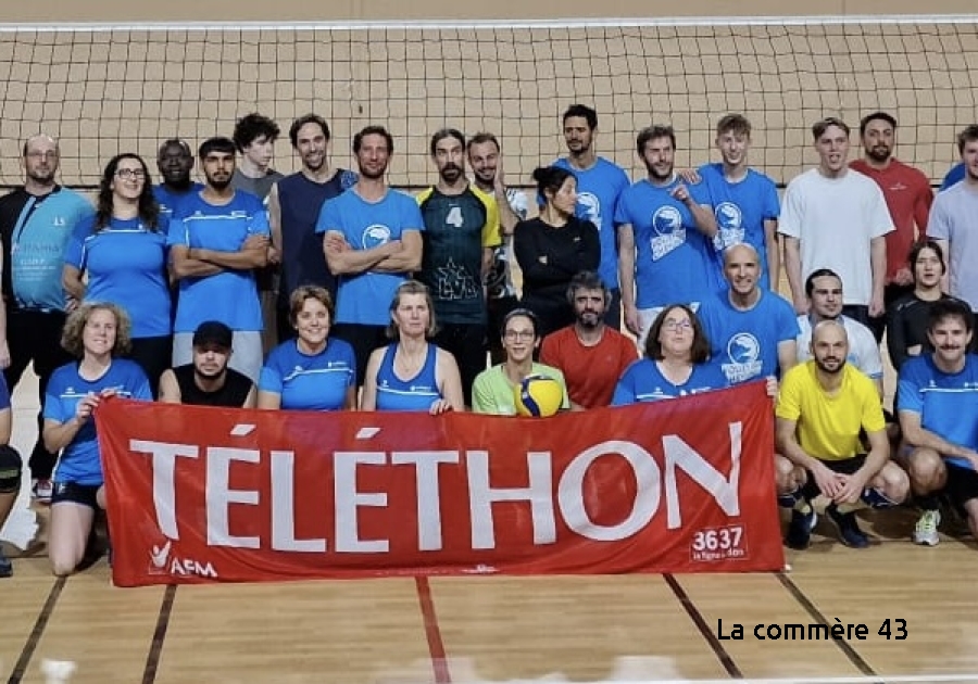 Volley Intercommunal du Pateau (VIP) récolte 750 euros pour le Téléthon