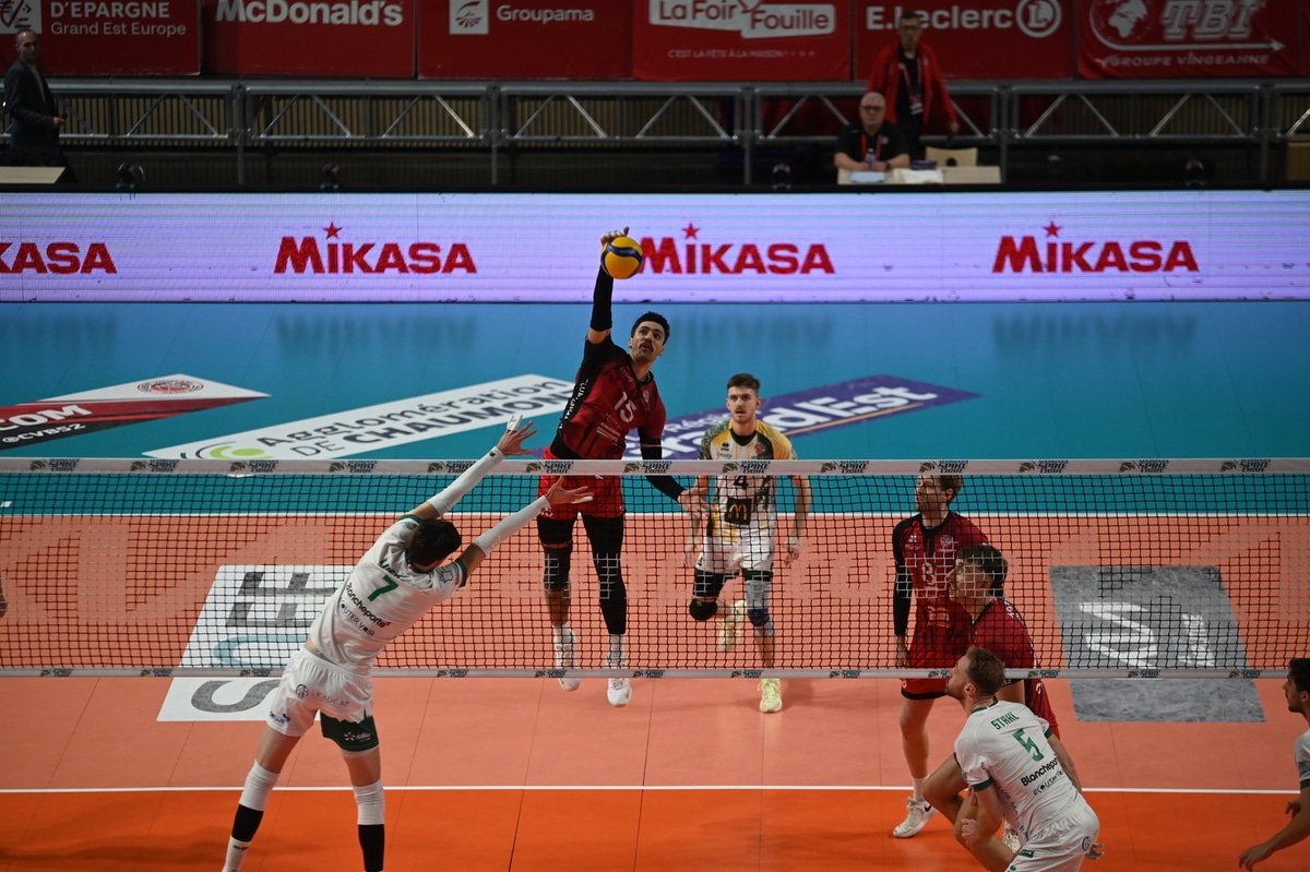 Alexandros Raptis et les Chaumontais ont eu chaud, hier soir, à Saint-Quentin, mais ils verront les demi-finales de coupe de France. (Photo : P. M.)