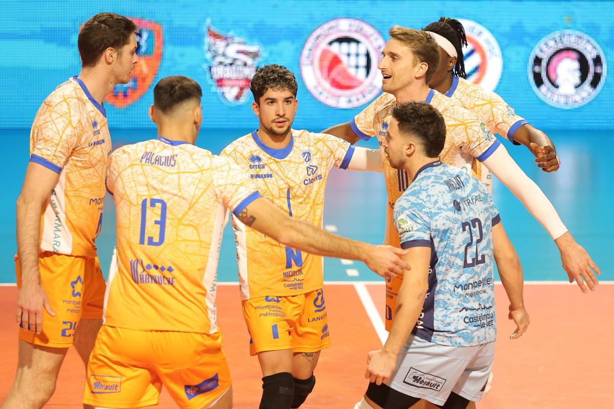 Montpellier repasse en tête de la Marmara SpikeLigue après sa victoire face à Saint-Nazaire - L'Équipe