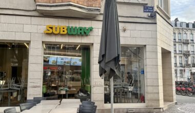 le restaurant Subway rouvre ses portes place de Béthune