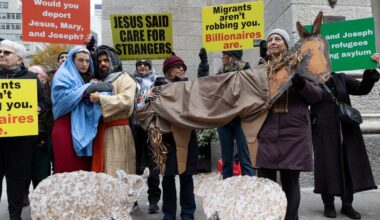 aux États-Unis, les crèches de Noël, nouveau haut lieu de la bataille sur l’immigration
