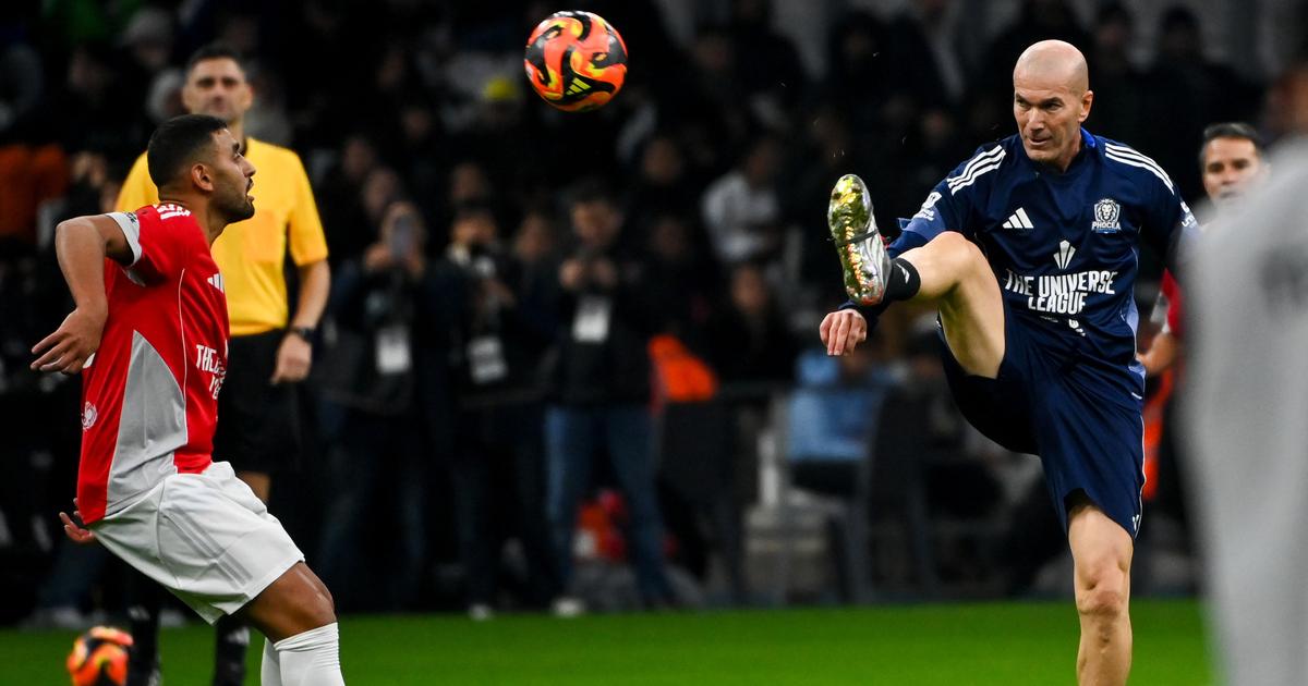 Football : Zinédine Zidane enflamme Marseille