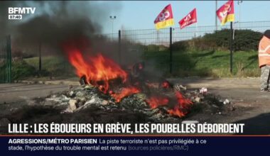 À Lille, les éboueurs en grève illimitée pour dénoncer leurs conditions de travail