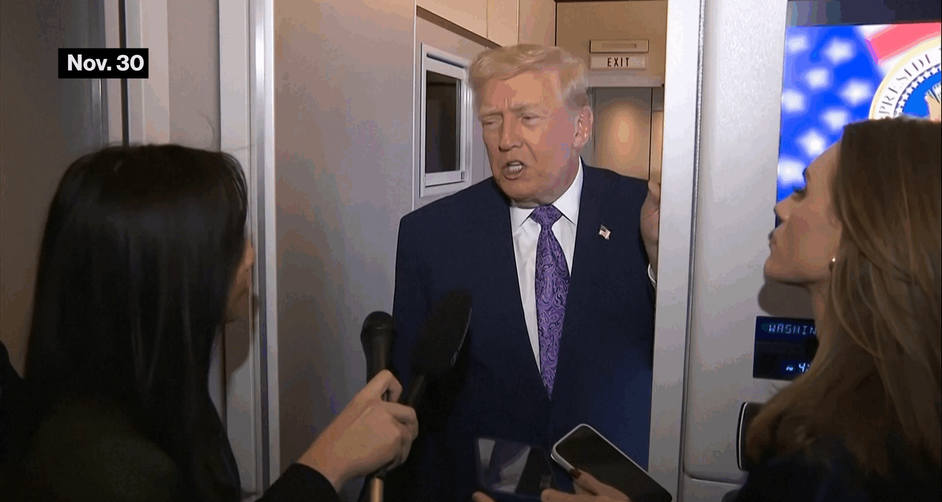 Donald Trump affirme avoir eu un entretien téléphonique avec Nicolas Maduro