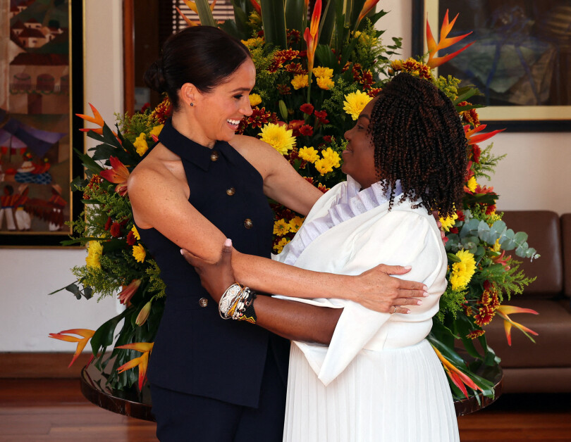 Meghan rencontre la vice-présidente colombienne Francia Marquez à Bogota, en aout 2024