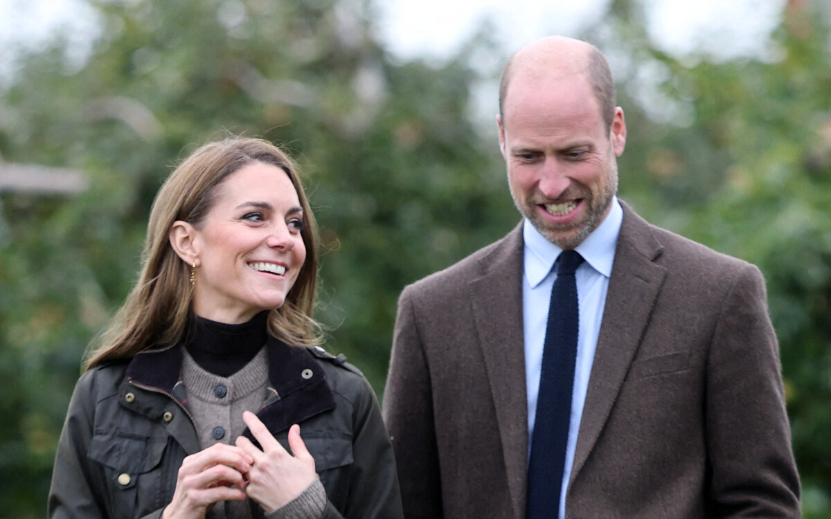 Le prince et la princesse de Galles en Irlande du Nord, le 14 octobre 2025.