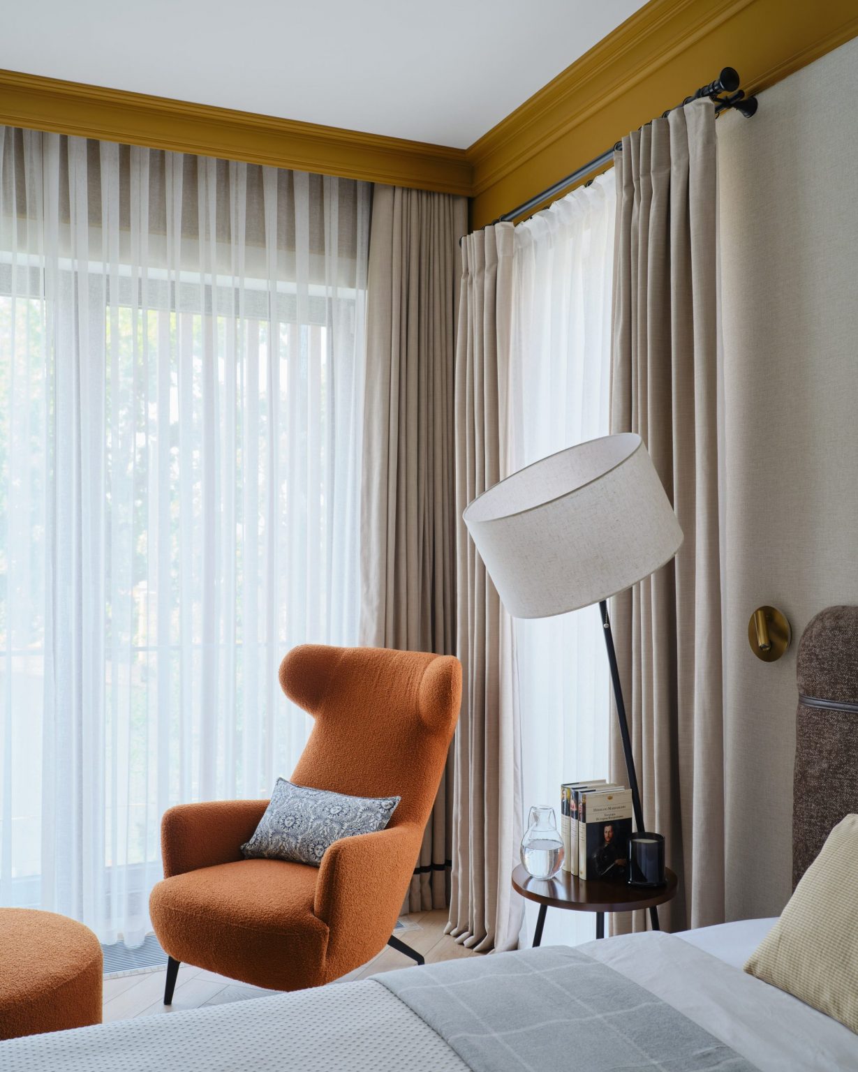 chambre appartement 100m2 décoration vintage et contemporaine