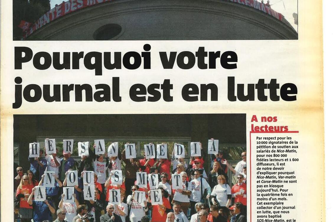 Un journal-pirate est imprimé fin avril 2010 à 50.000 exemplaires pour sensibiliser le public.