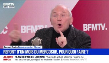 "Il sera signé à condition qu'il y ai des clauses de sauvegardes", déclare Bernard Guetta, député européen Renew