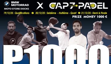 Affiche p1000 cap 7 padel marseille