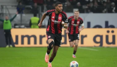 Aurèle Amenda sous le maillot de Francfort