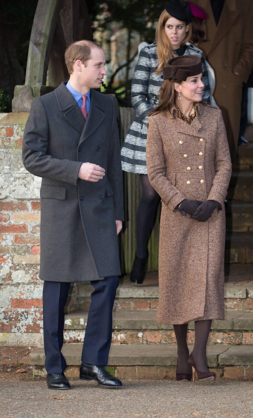 La princesse Catherine à la marche de Sandringham, le 25 décembre 2014.