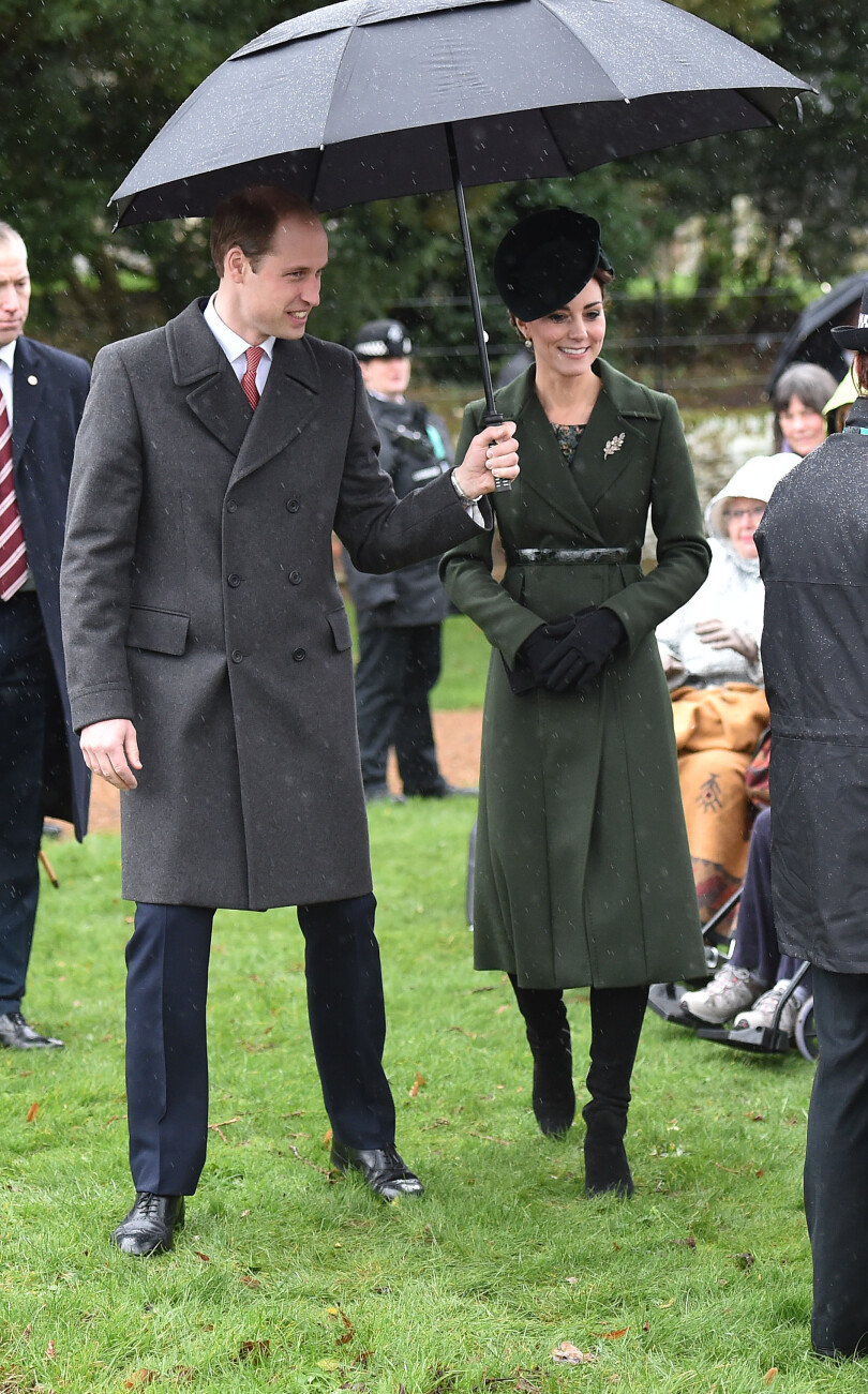 La princesse Catherine à la marche de Sandringham, le 25 décembre 2015.