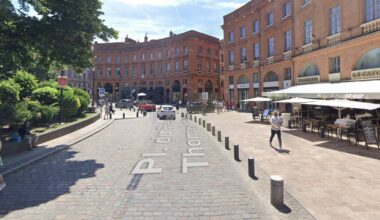 Lieu de l'incendie, Place Wilson à Toulouse