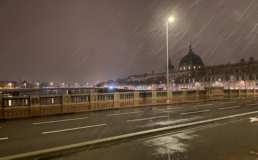 Un dimanche pluvieux à Lyon