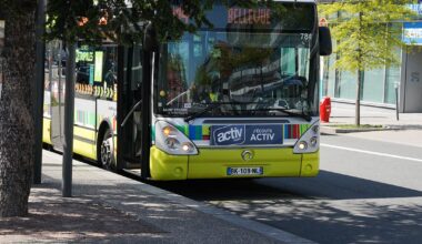 un bus de la STAS pris au piège