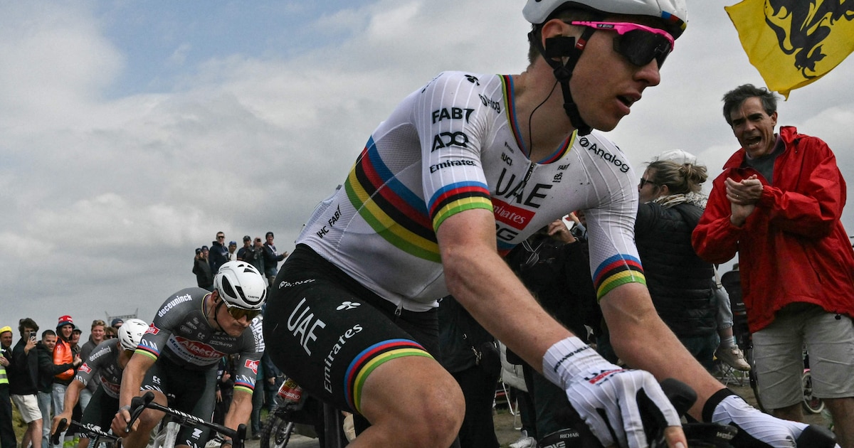 Paris-Roubaix : En reconnaissance sur les pavés, la revanche de Tadej Pogacar a déjà commencé